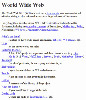 The World Wide Web Project