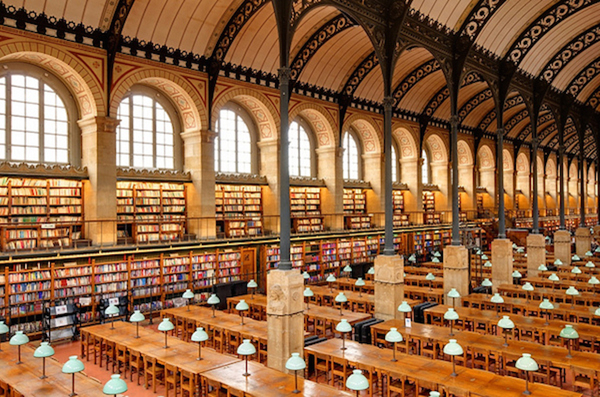 Sainte-Geneviève Library, Paris (author: Marie-Lan Nguyen; licence: CC BY 2.0)