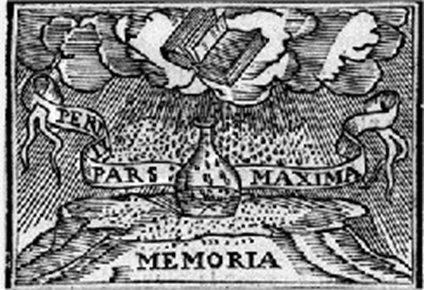 Periit parx máxima (La mayor parte fue despediciada).
Sebastián de Covarrubias y Horozco, Emblemas Morales, Madrid, Luis Sánchez, 1610.
