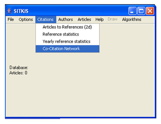 Figura 2. Imatge del programa amb les diferents opcions que preveu
