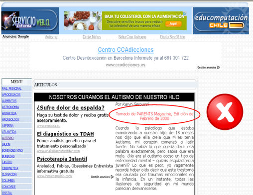 Exemples d'indicació d'actualització: fisterra.com, CAMFIC i
Infermera virtual