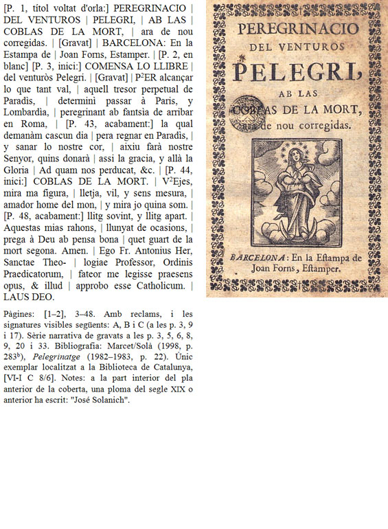 Figura 27.
    Biblioteca de Catalunya, [VI-I C 8/6], p. [1]