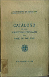 Figura 12. Cubierta del catálogo de los libros de los bancos