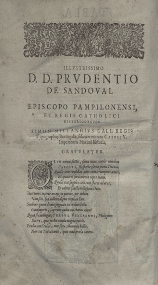 Figura 7. Colofó. Historia de la vida y hechos del Emperador Carlos v (1634). Font: Biblioteca Nacional de España: 2/64121 V.1