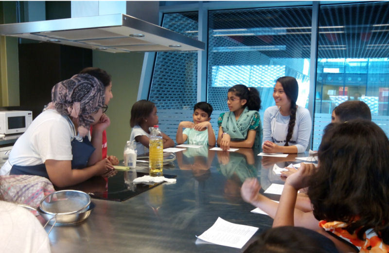 Figure 13. Children Workshop "We prepare Ramadan" (17 June 2016). Photo: Dolors Molina