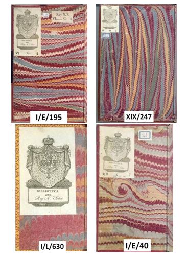 Figura 4. Guardes de paper de pintes Font: Real Biblioteca