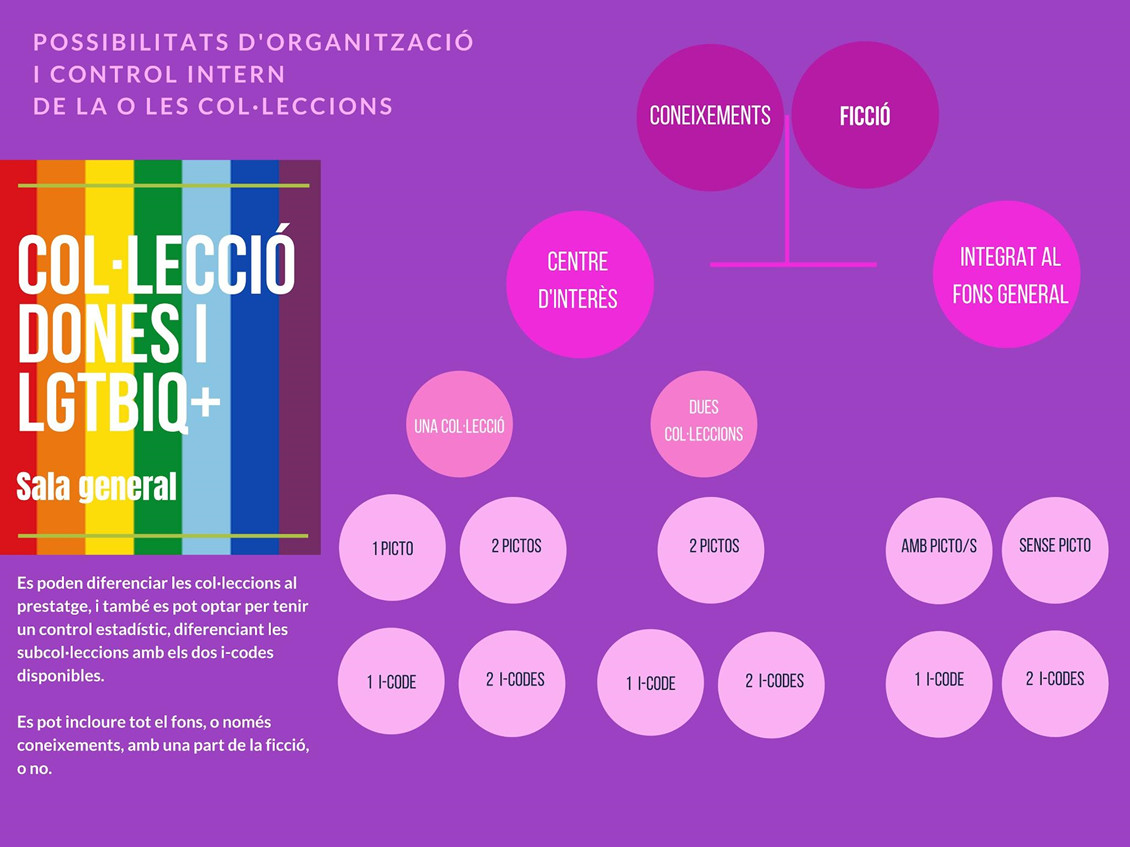 Figura 2. Possibilitats d'organització del fons